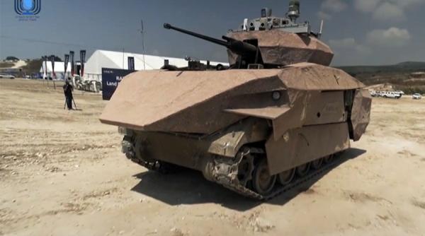 Israelienii prezintă tancul ”invizibil”, destinat luptelor de stradă VIDEO