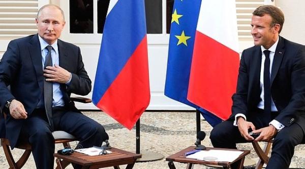 Macron vrea o nouă ”arhitectură de securitate şi încredere'' între UE şi Rusia 
