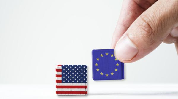 Perechea euro-dolar a depăşit în final bariera de 1,1