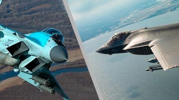 Avioane de război în aer. F-35 împotriva MiG-35. Cine câștigă
