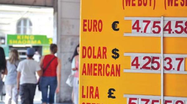 Curs valutar. Leul se apreciază față de euro