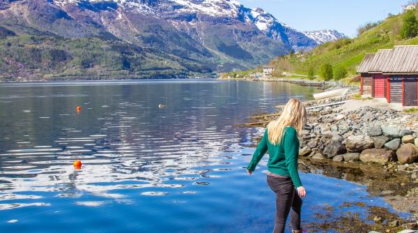 Primăvară în Norvegia în luna ianuarie. Temperatură record