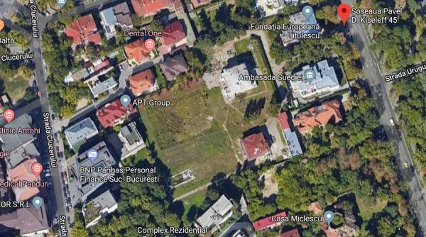 Construirea unor blocuri pe spațiul verde din Kiseleff 45, suspendată