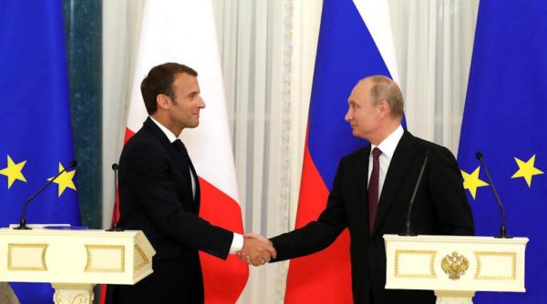 Macron, consultări cu Vladimir Putin pe tema Iraniană