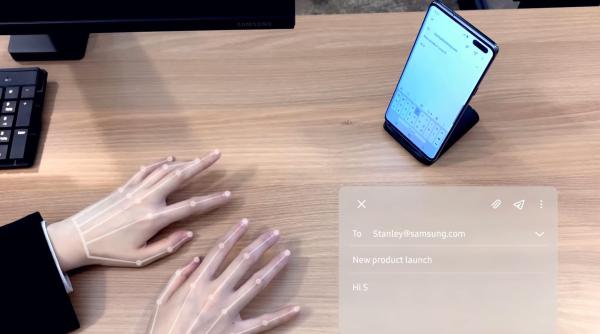 Premieră la CES 2020. Samsung prezintă tastatura virtuală