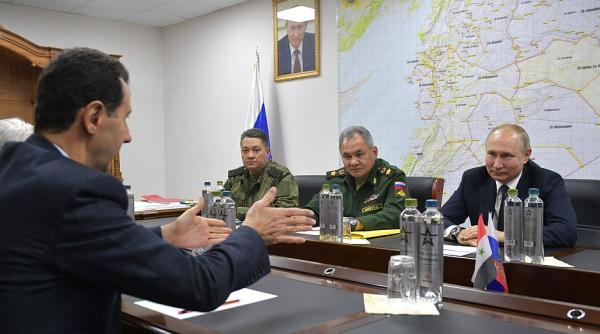 Vladimir Putin, vizită surpriză la Damasc, Siria - Galerie foto