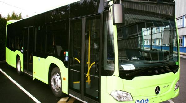 Autobuzele hibrid vor circula în Bucureşti din luna mai (FOTO)