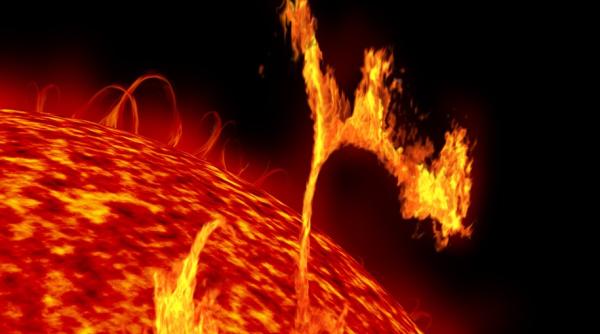 Soarele, fotografiat de aproape. Cum arată haina astrului VIDEO