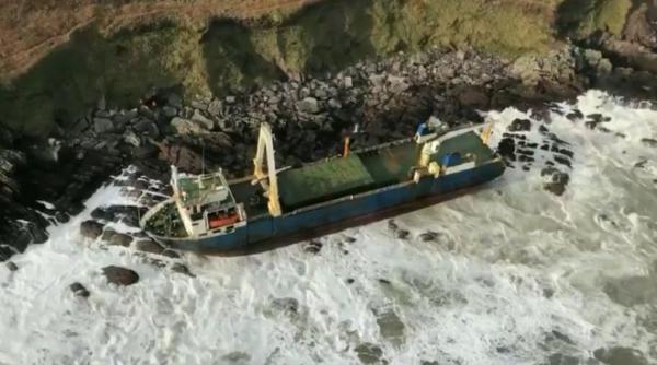 Povestea vasului-fantomă, rătăcit prin apele Irlandei VIDEO