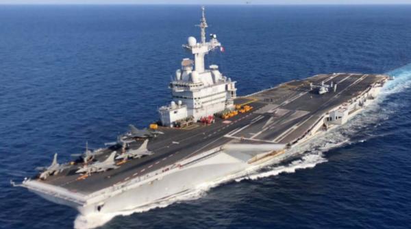 Gazul din Mediterana. Franța intră în joc cu un portavion