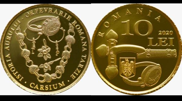 BNR lansează pe piață o monedă din aur. Ce valoare are