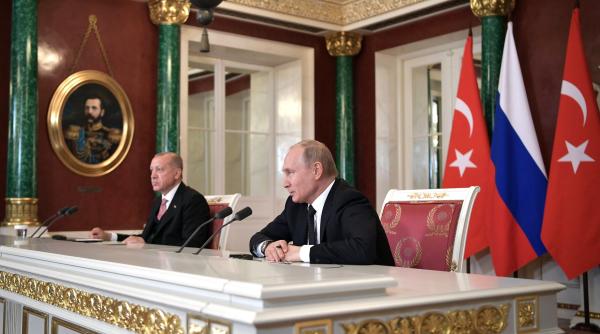Kremlinul confirmă întâlnirea dintre Vladimir Putin și Recep Tayyip Erdogan