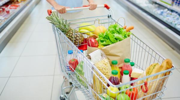 Supermarket, amendat pentru lipsa dezinfectanților