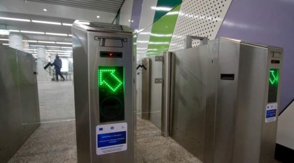O nouă metodă de plată la portile de acces de la metrou