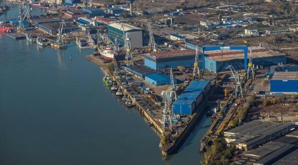 Activitatea pe șantierul naval din Galați, afectată de Covid-19