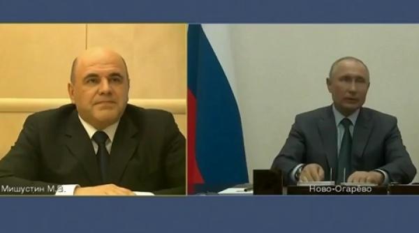 Premierul Rusiei, testat pozitiv la Covid-19. Reacția lui Putin
