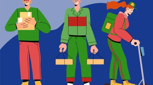 Pachete cu alimente de strictă necesitate, livrate în toată țara