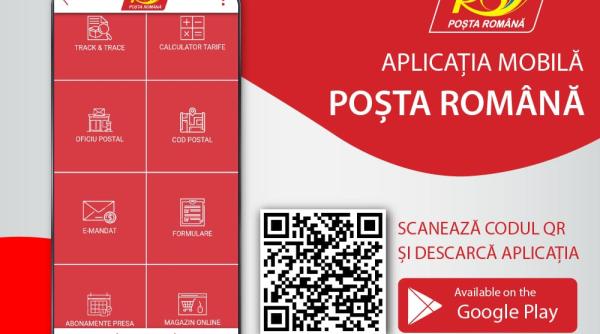 Poșta Română, aplicație mobilă pentru Android. Acces rapid şi direct