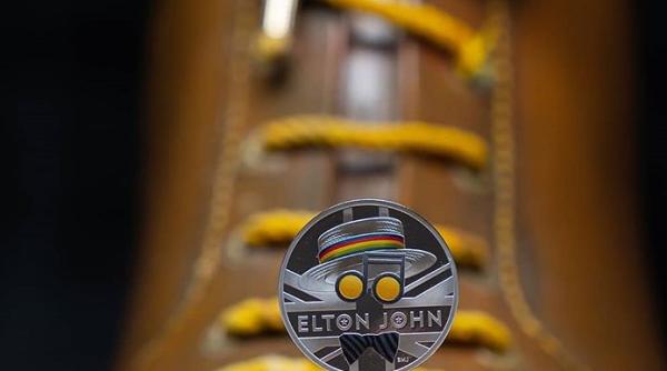 Monetăria Regală a Marii Britanii a onorat un alt artist cu o monedă comemorativă