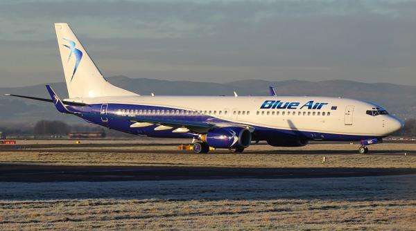 Blue Air operează modificări pe două aeroporturi