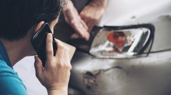 Accident polițist. CONTROVERSĂ cu Anda de la Buzău. Coarnă: Asta e șmecherie!