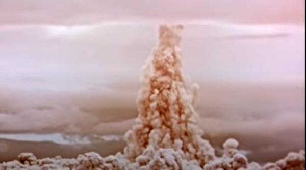 Cea mai mare explozie nucleară, făcută publică de ruși VIDEO