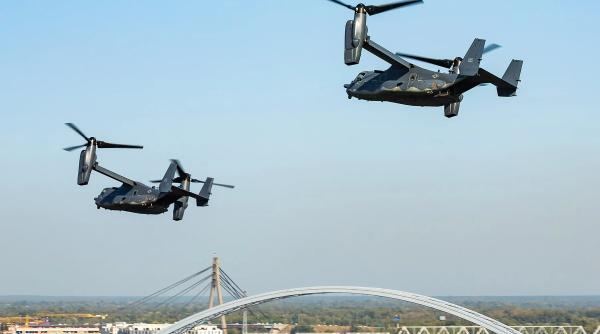 Aeronave americane CV-22 Osprey au cucerit cerul Kievului