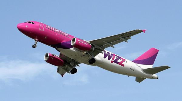 Operatorul aerian low-costă Wizz Air are două rute noi
