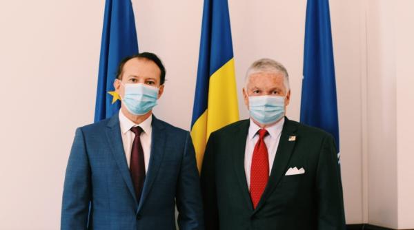 Florin Cîțu și ambasadorul SUA, discuții pe tema investițiilor în infrastructură
