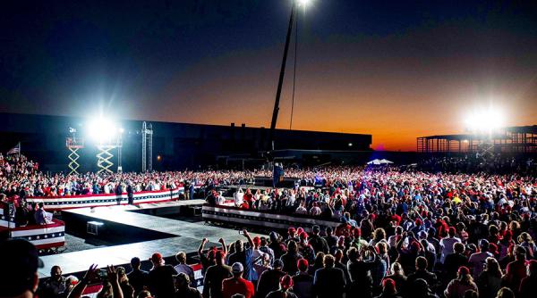 Donald Trump comite o gafă uriașă în timpul unui miting electoral