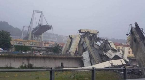 Șase DIRECTORI, ARESTAȚI pentru PRĂBUȘIREA podului Morandi din Genova