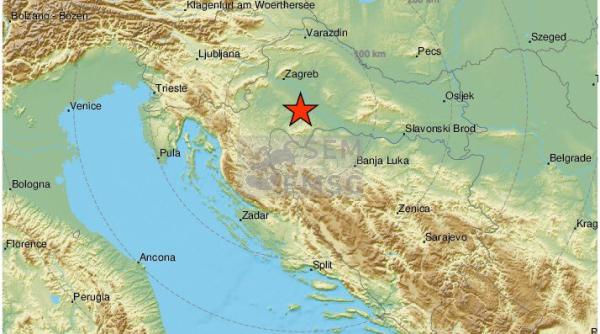 Un nou cutremur de 5,1 grade în Croația