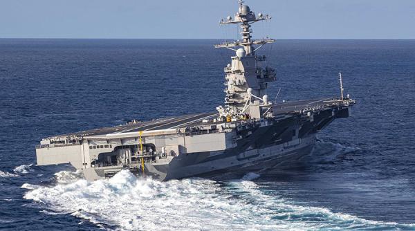 USS Gerald R. Ford, cel mai scump portavion, dă rateuri