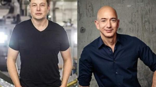 CEARTĂ MONSTRU între Elon Musk şi Jeff Bezos. Află MOTIVUL