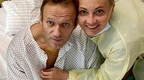 Poliția moscovită a arestat-o pe soția lui Alexei Navalîi