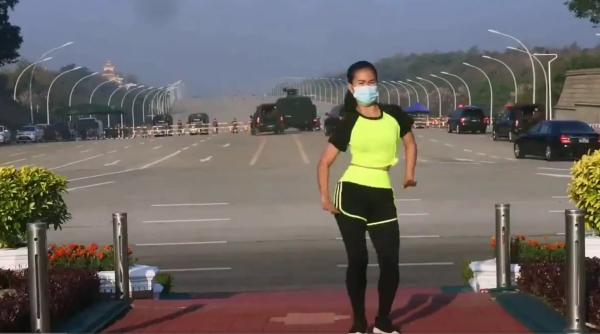 Video viral pe internet. O ședință de aerobic a surprins lovitura de stat din Myanmar, în desfășurare