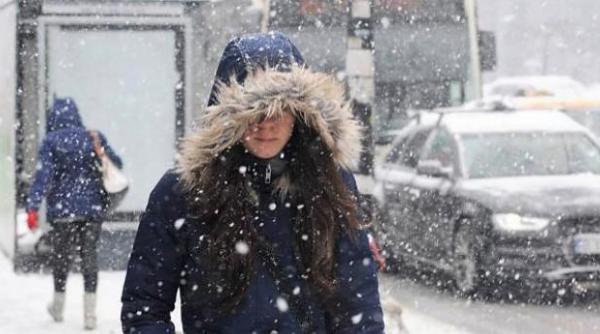 Alerte meteo de ger în toata tara, minimele sub -20 grade și Cod portocaliu de viscol