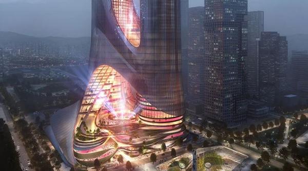 Altă MINUNE a lumii! Orașul pe VERTICALĂ. Este SPECTACULOS VIDEO