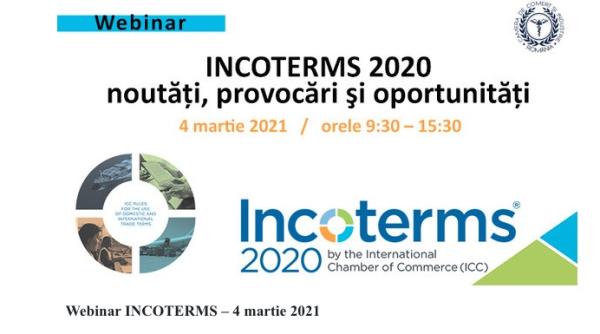 CCIR: webinar dedicat regulilor ICC Incoterms 2020