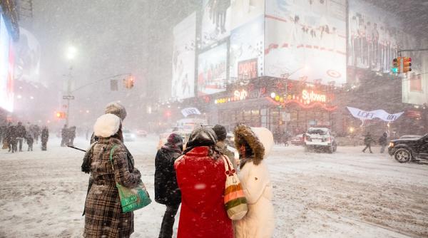METEO. Cod galben de viscol și vânt puternic, în 16 județe