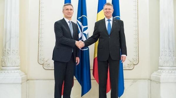 Discuție între Klaus Iohannis și Jens Stoltenberg pe tema adaptării NATO