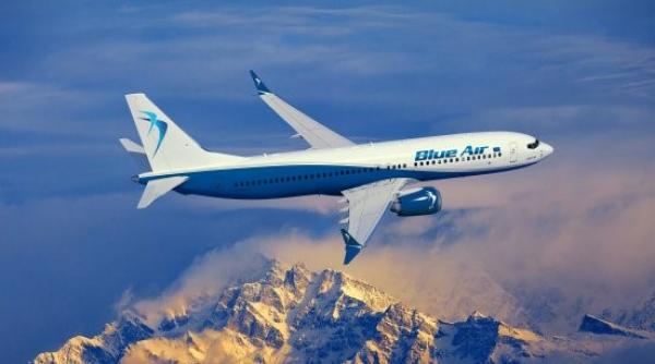 Prima aeronavă nouă Boeing 737-8 MAX care a intrat în flota Blue Air