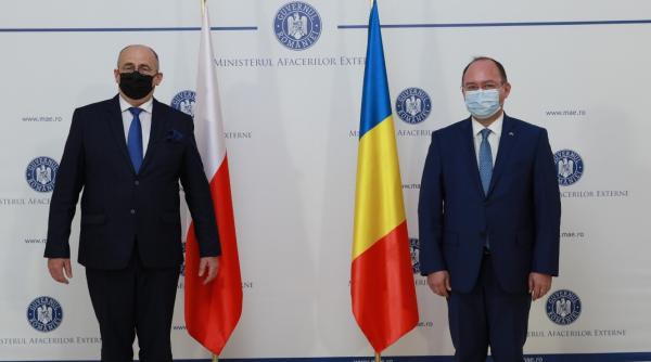 Ce a discutat Aurescu cu omologul său polonez