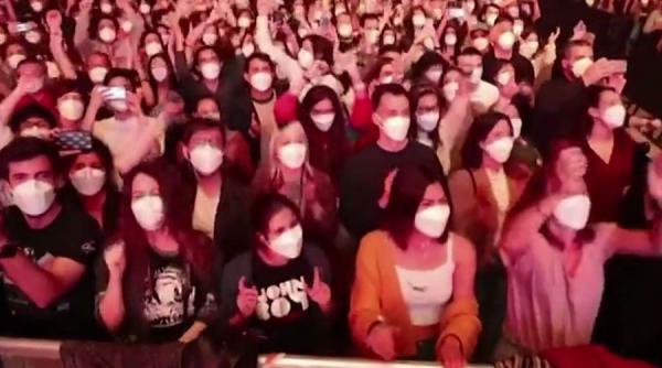 Rezultatele concertului test cu 5.000 de persoane din Spania