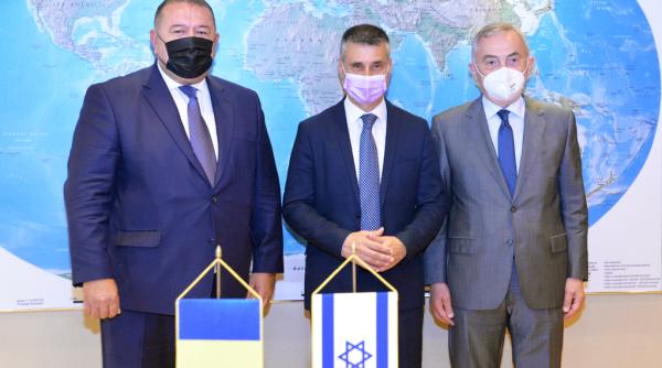 David Saranga,  ambasadorului Statului Israel în România, în vizită la CCIR