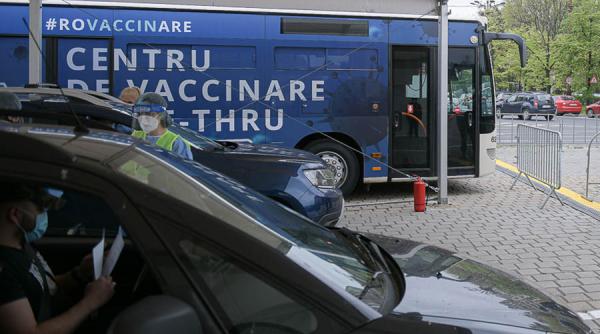 Avarie la centrul de vaccinare drive-through din București