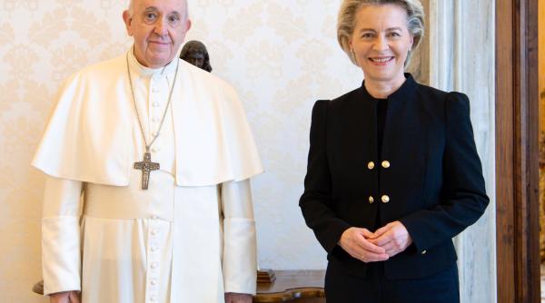 Prima întâlnire dintre Papa Francisc și Ursula Von der Layen