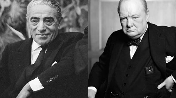 Familia Onassis vinde un tablou pictat de Winston Churchill