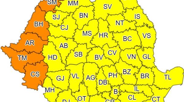 Vine CANICULA. Cod Portocaliu și Galben până vineri. Zonele afectate