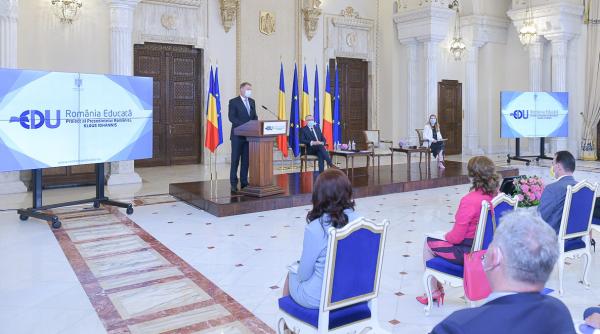 Klaus Iohannis. O nouă structură a învăţământului, un nou bacalaureat 
